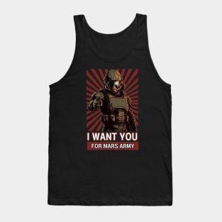 I Want You For Mars Army - MCRN - Sci Fi Tank Top